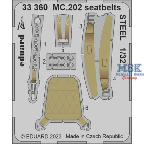 Eduard ed33360 macchi 202 - ed33360,