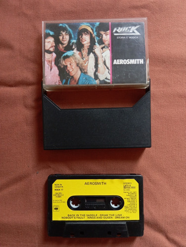 Musicassetta aerosmith rock - musicassetta,