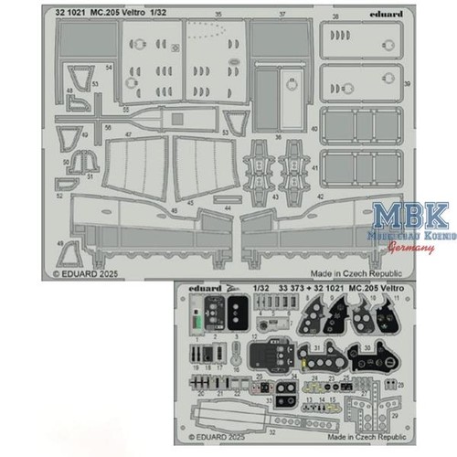 Eduard ed321021 macchi 205 - ed321021, mc.205
