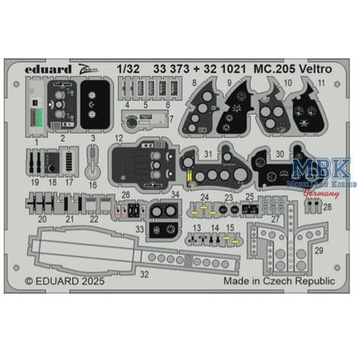 Eduard ed33373 macchi 205 - ed33373,
