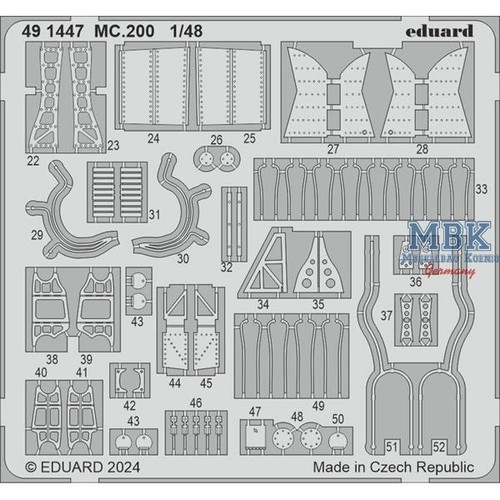 Eduard ed491447 macchi 200 - ed491447, mc.200