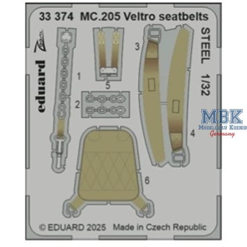Eduard ed33374 macchi 205 - ed33374, mc.205